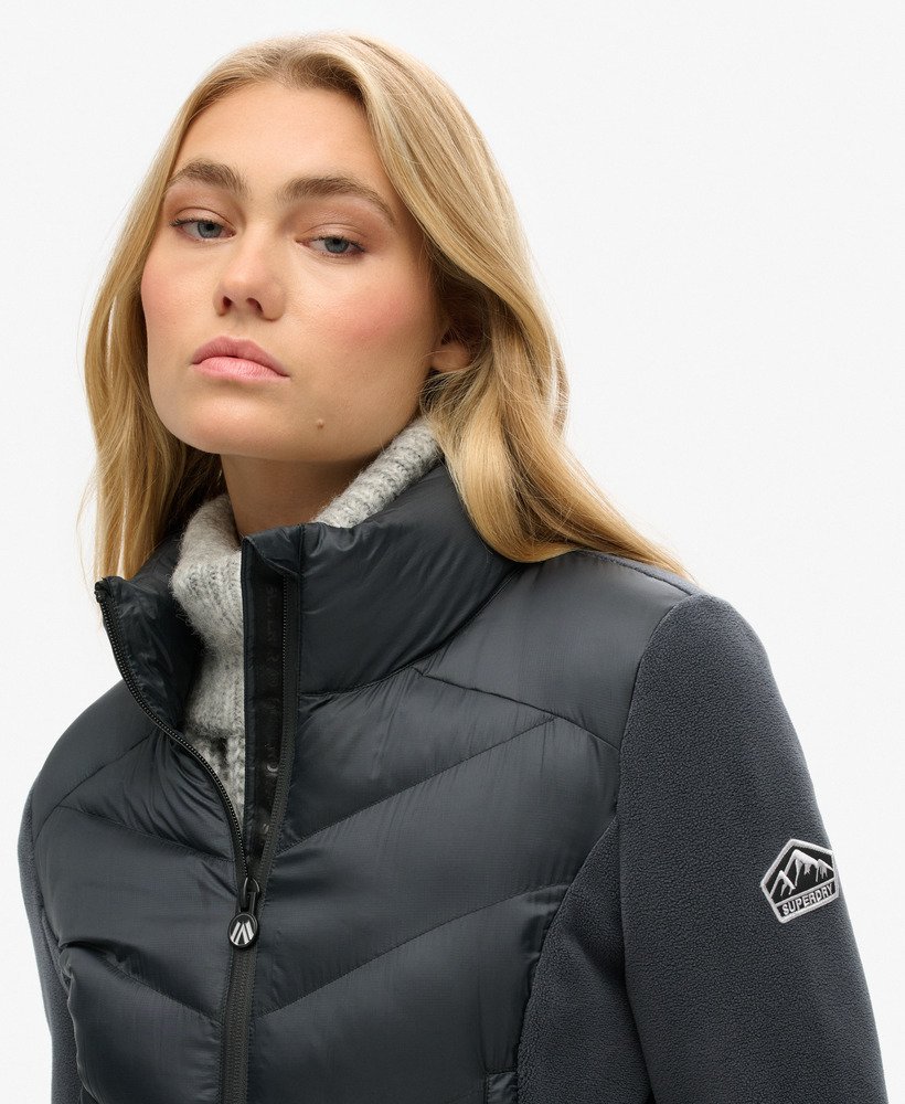 jaqueta storm fleece na cor azul marinho eclipse