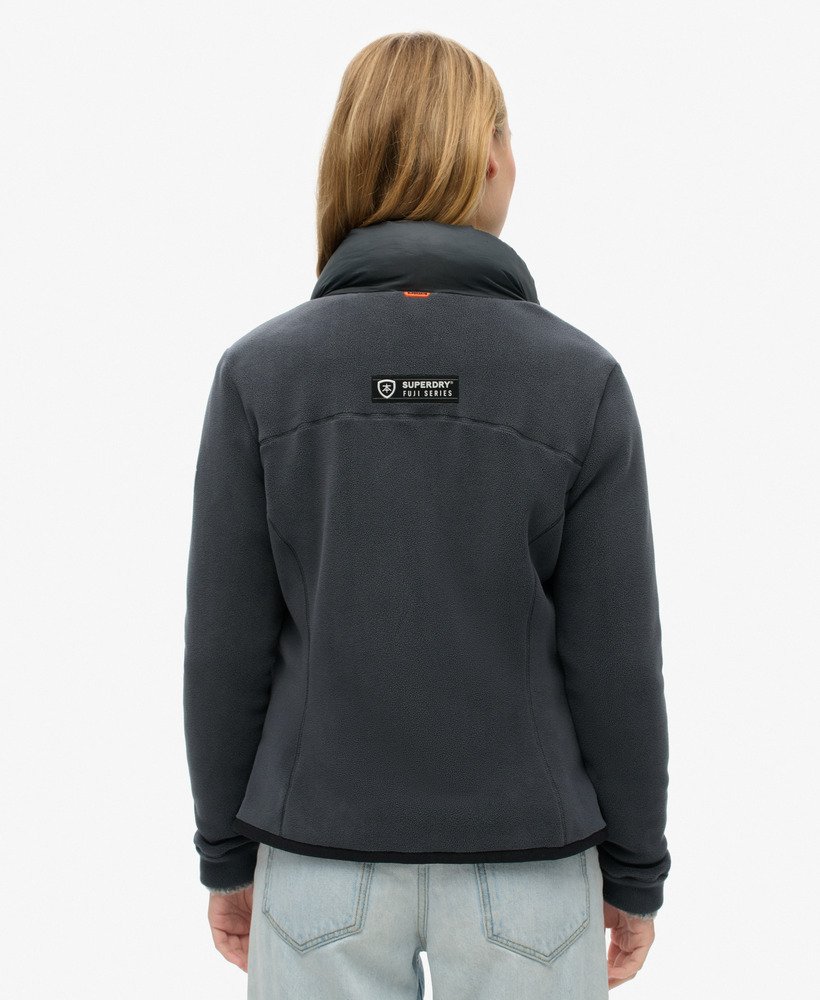 jaqueta storm fleece na cor azul marinho eclipse