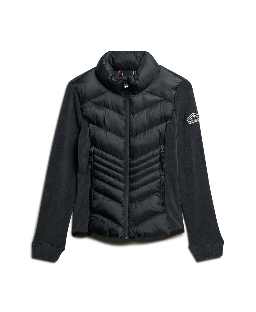 jaqueta storm fleece na cor azul marinho eclipse