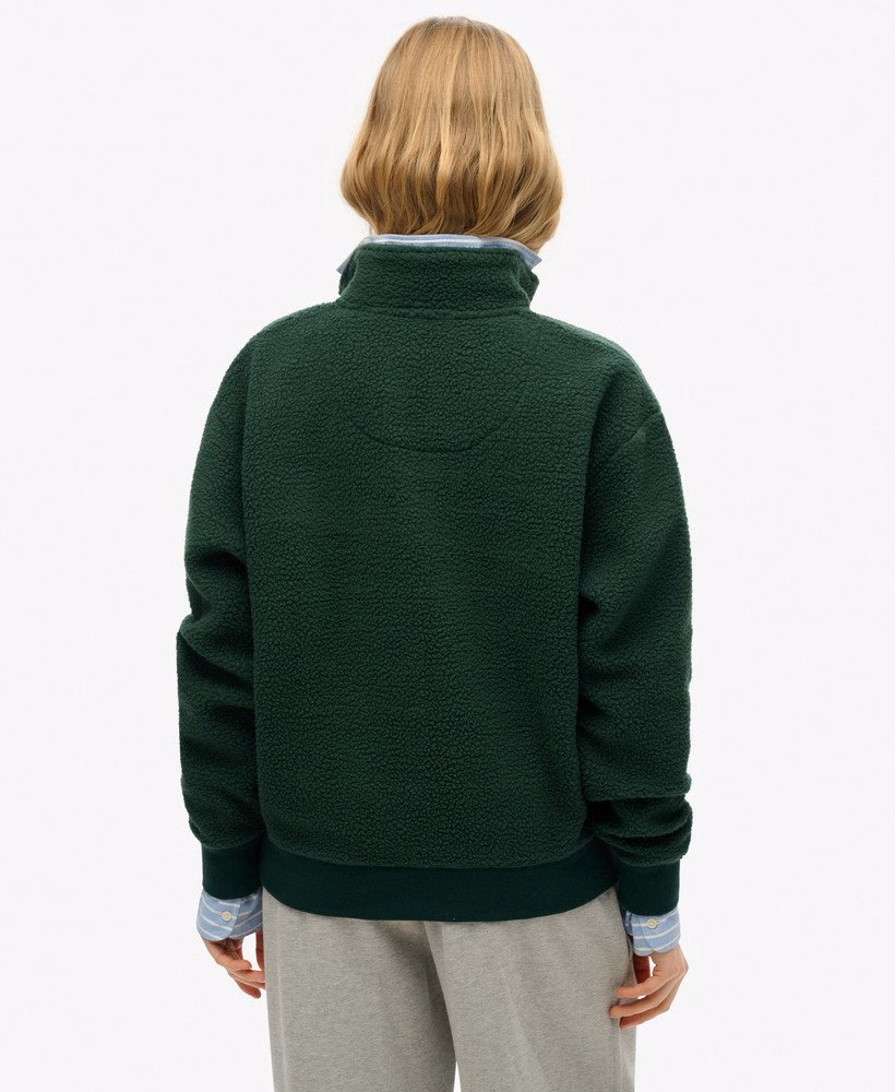 Moletom Country Club Fleece com Meio Zíper