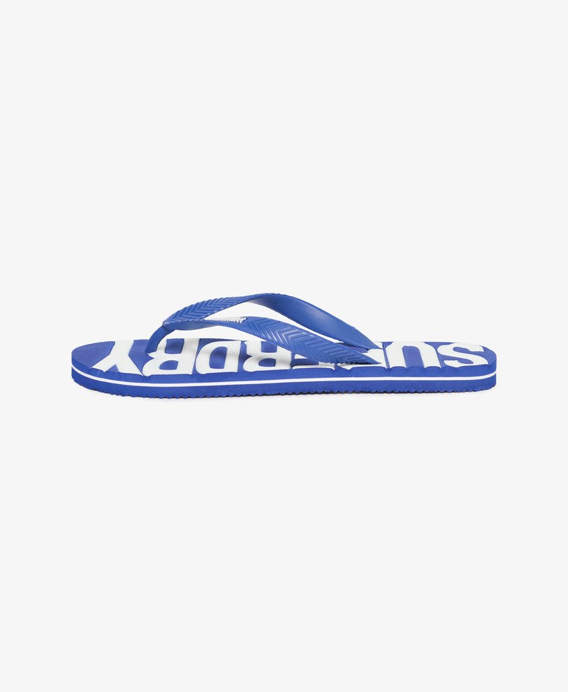 chinelo vintage na cor azul real