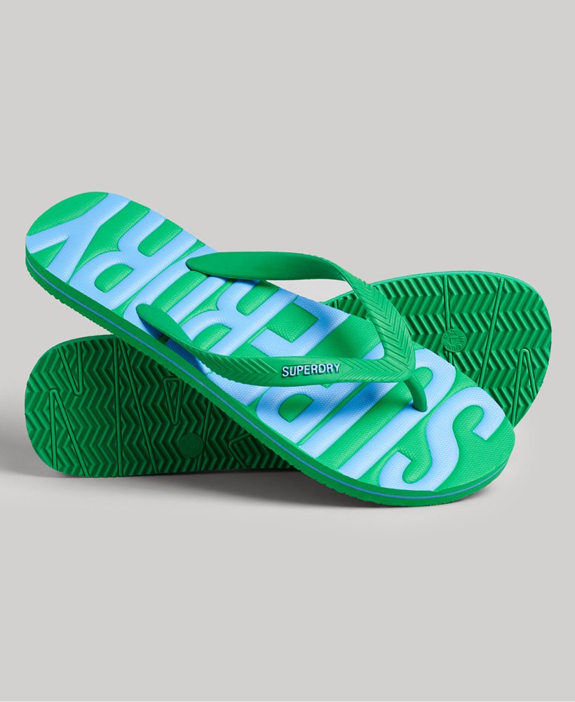 chinelo vintage na cor verde botânica
