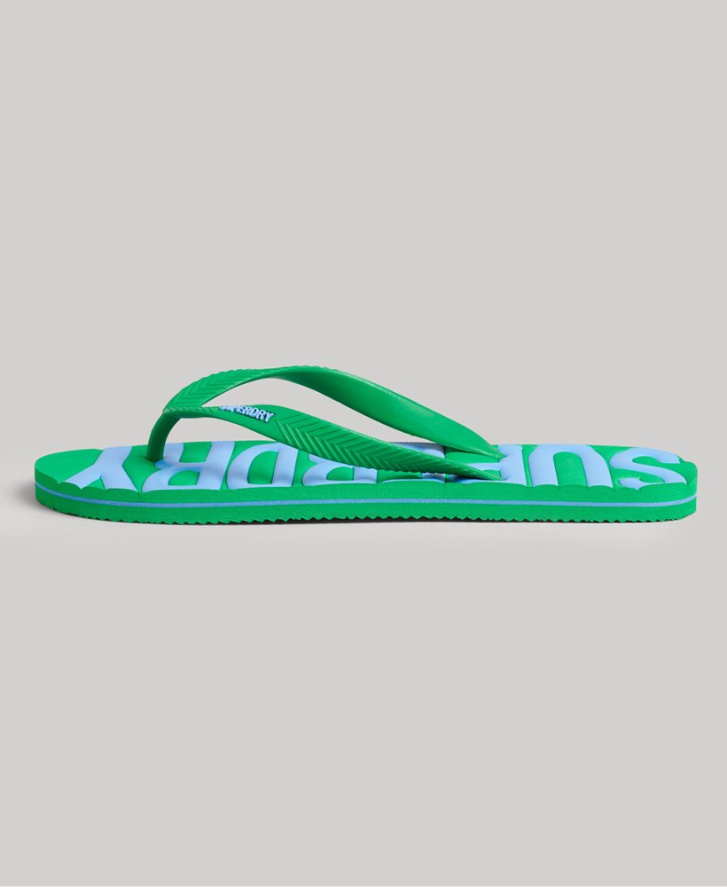 chinelo vintage na cor verde botânica