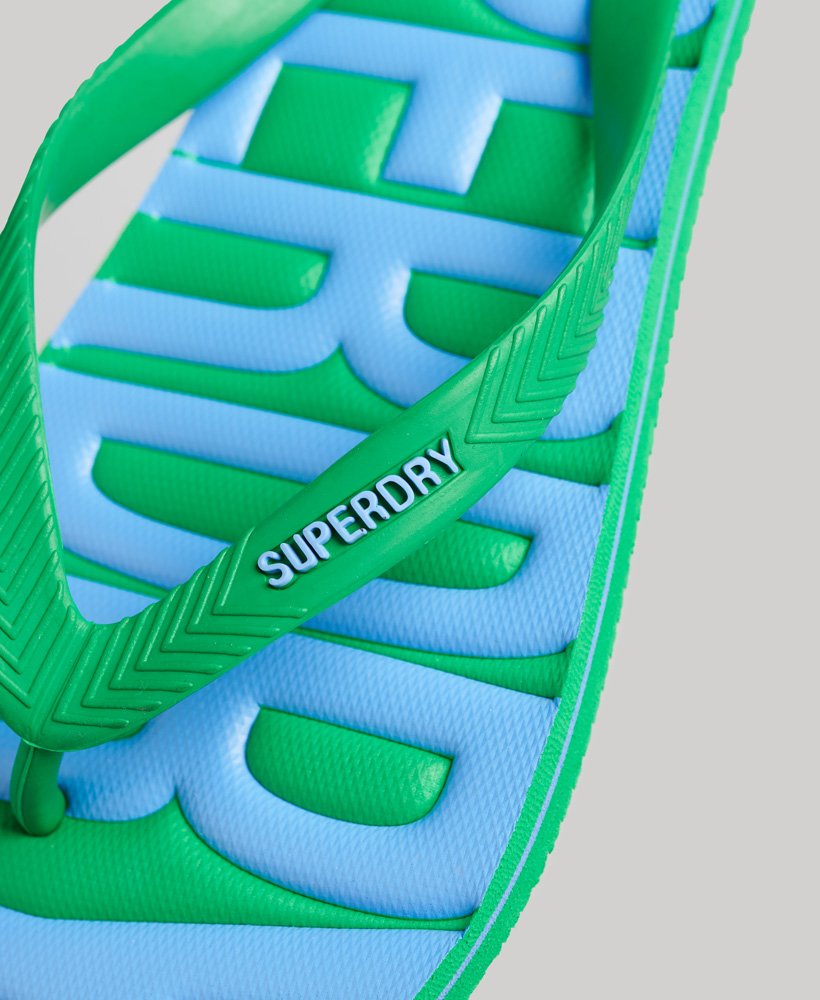 chinelo vintage na cor verde botânica