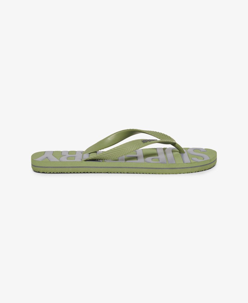 chinelo vintage na cor cáqui oliva