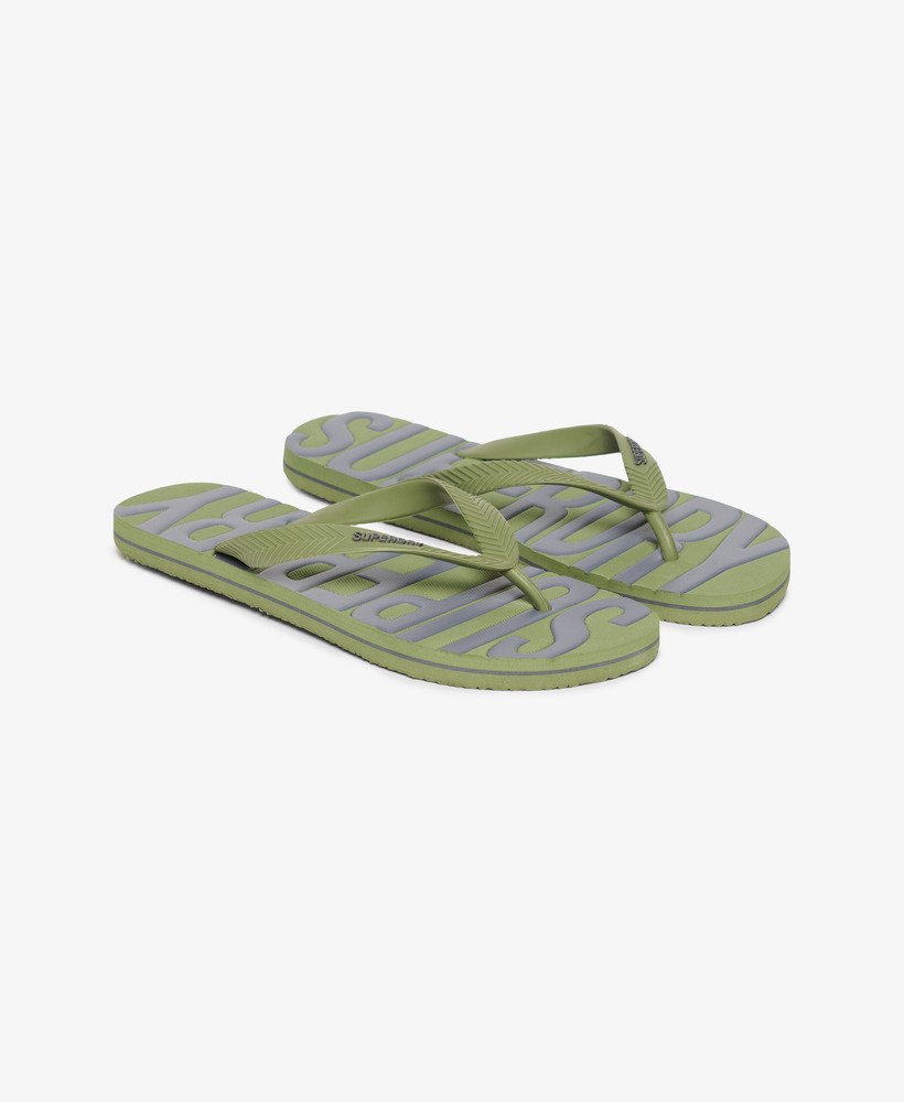 chinelo vintage na cor cáqui oliva
