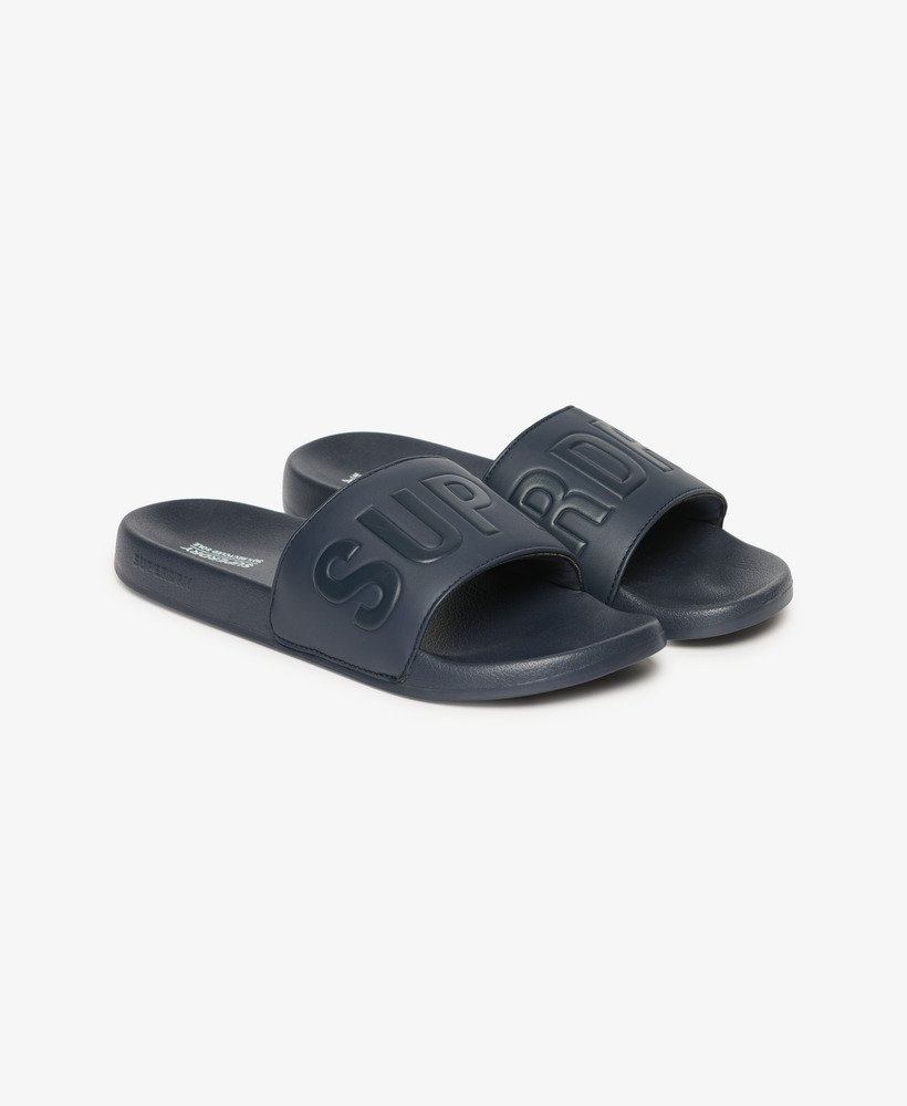 sandálias vegan core para piscina na cor azul marinho escuroazul marinho escuro