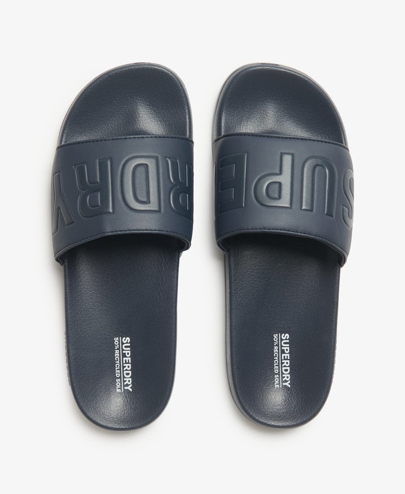 sandálias vegan core para piscina na cor azul marinho escuroazul marinho escuro
