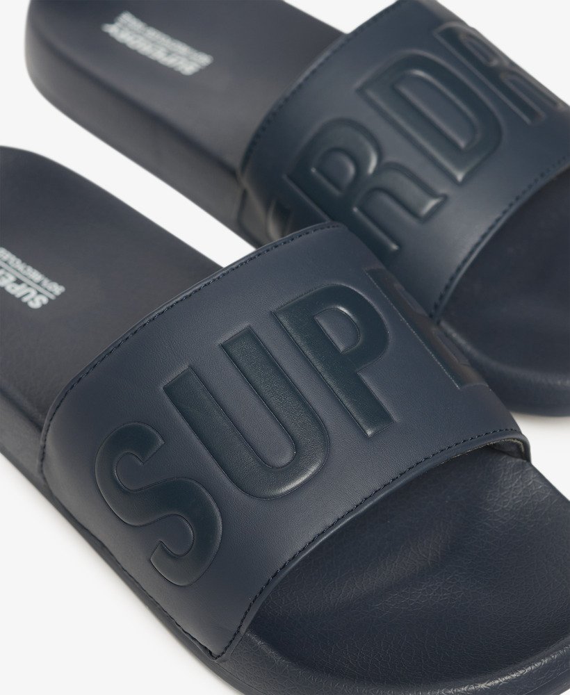 sandálias vegan core para piscina na cor azul marinho escuroazul marinho escuro