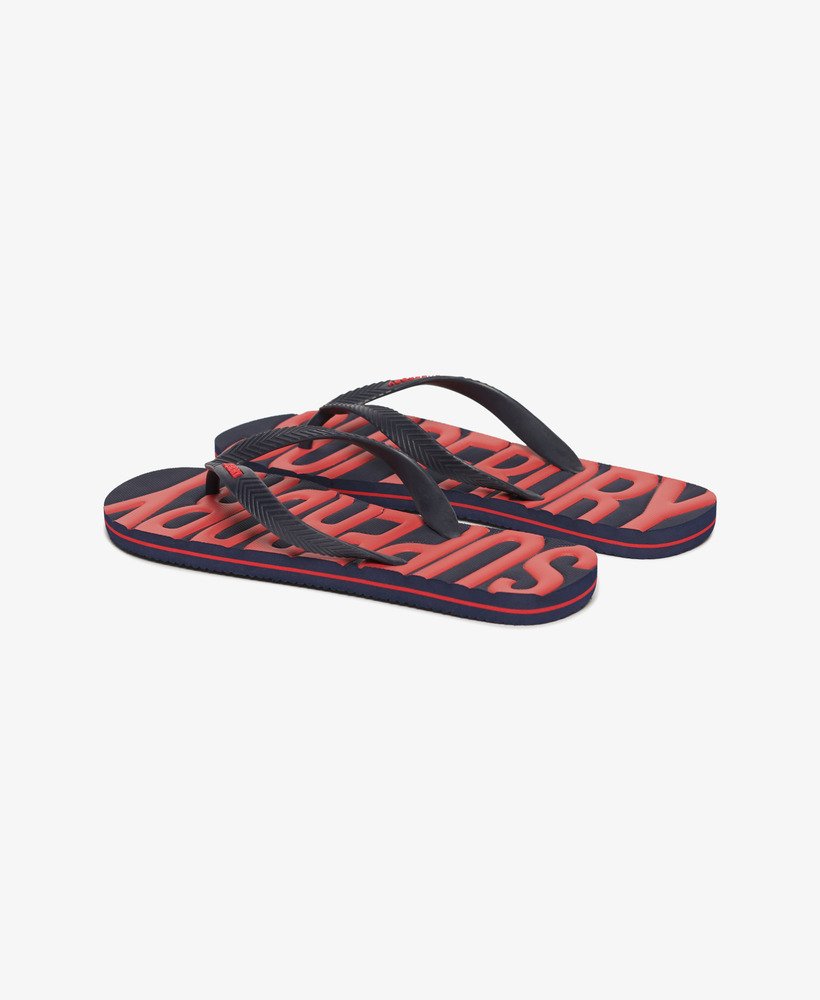 chinelo vintage vegano na cor azul marinho intenso.