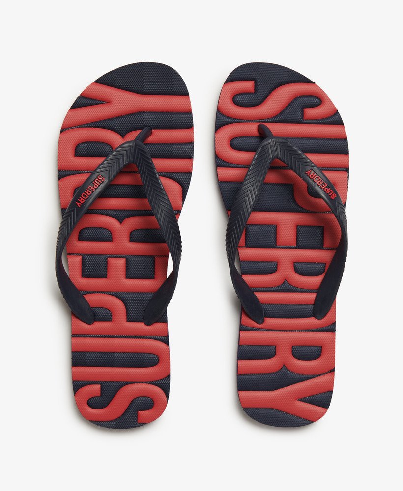 chinelo vintage vegano na cor azul marinho intenso.