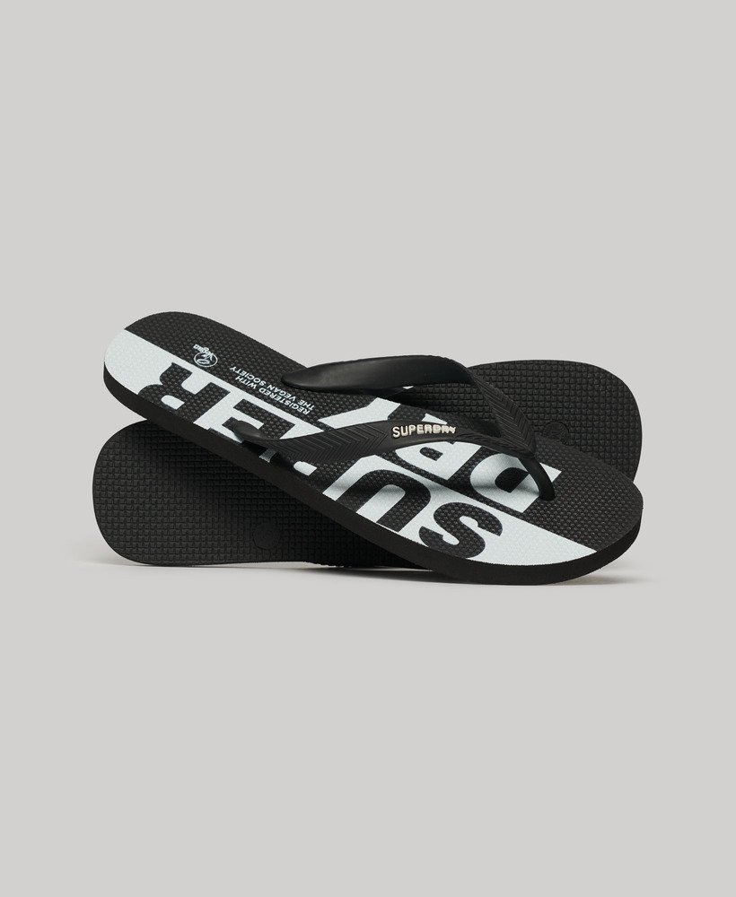 chinelo vegano com logo na cor Ópticapreto