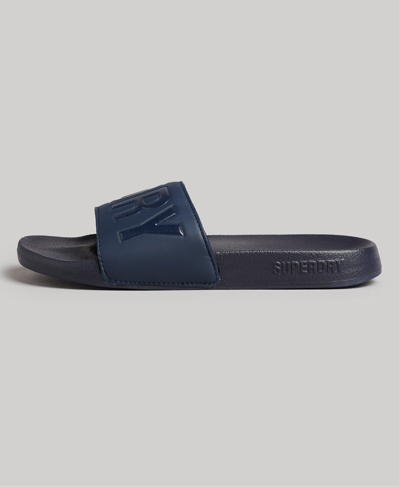 core pool sliders em azul marinho profundo