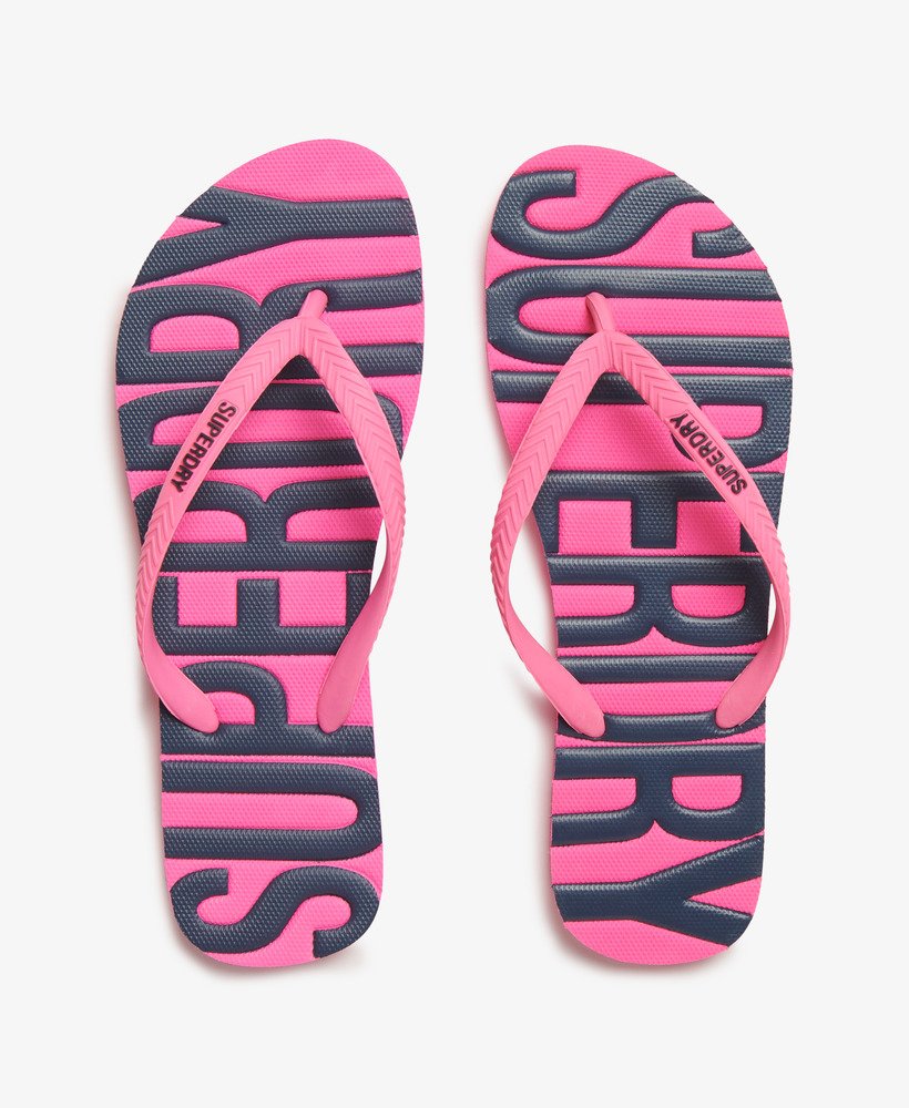 chinelo vintage rosa fluorescente