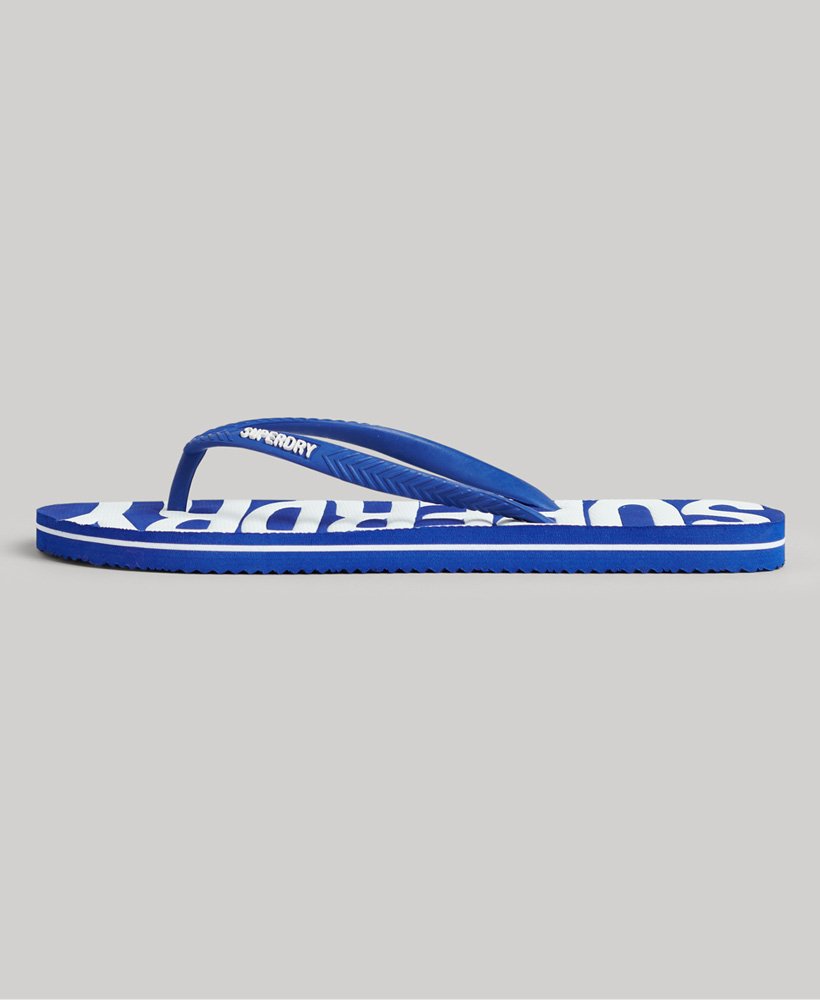 chinelo vintage na cor azul real
