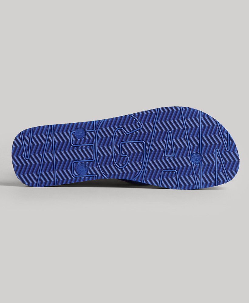 chinelo vintage na cor azul real
