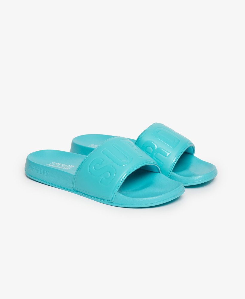 controles deslizantes para piscina code core na cor azul-turquesa