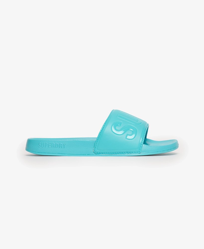 controles deslizantes para piscina code core na cor azul-turquesa