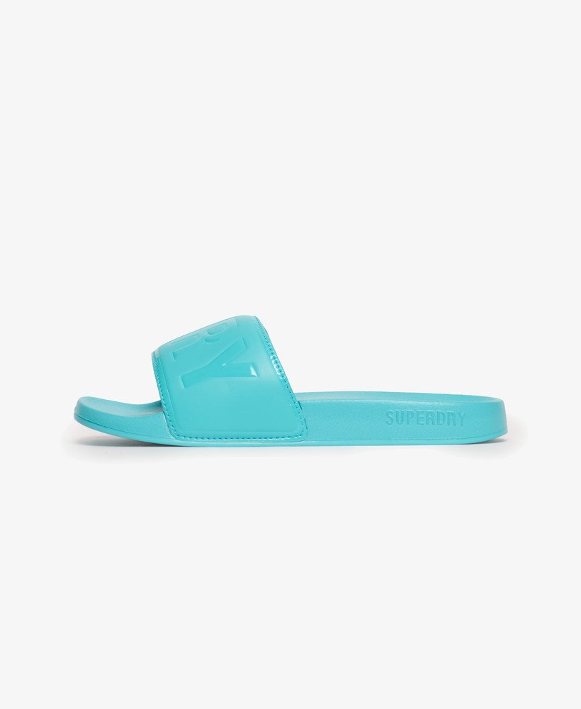 controles deslizantes para piscina code core na cor azul-turquesa