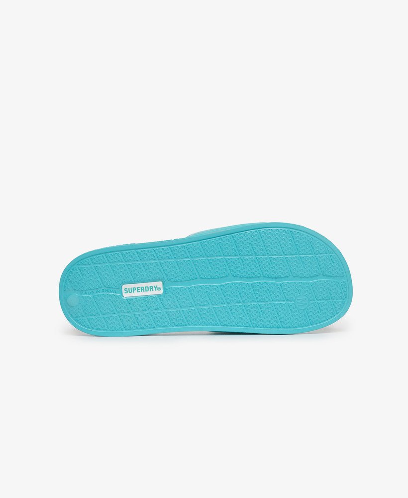 controles deslizantes para piscina code core na cor azul-turquesa