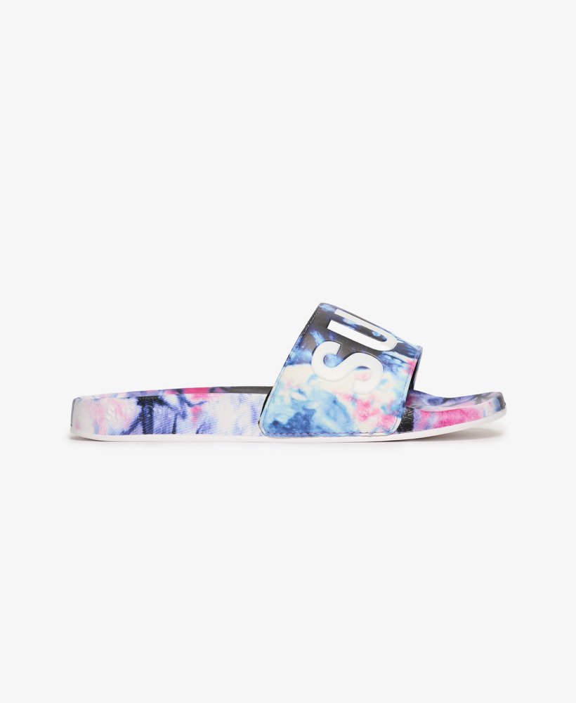 mini-sanduíches veganos tie-dye rosa.
