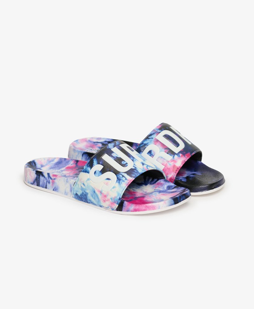 mini-sanduíches veganos tie-dye rosa.