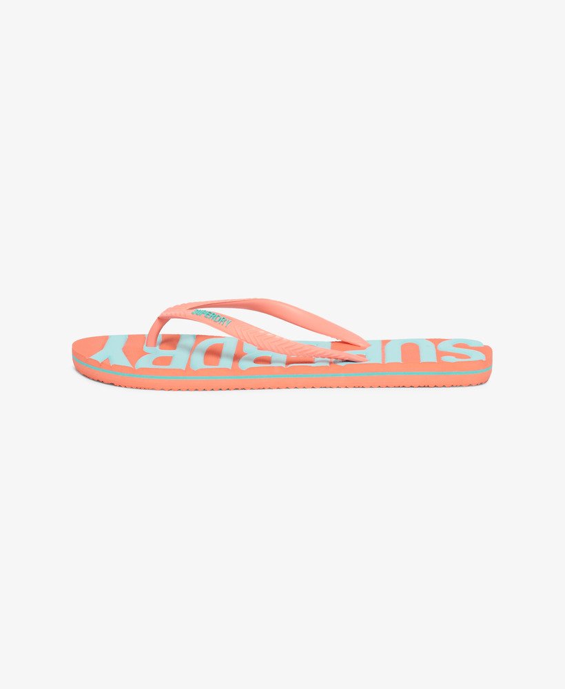 chinelo de dedo vegano vintage na cor coral.