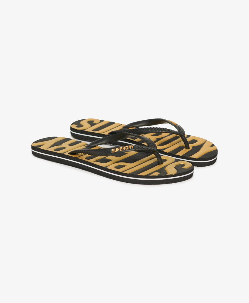 chinelo de dedo vegano vintage em pretodourado