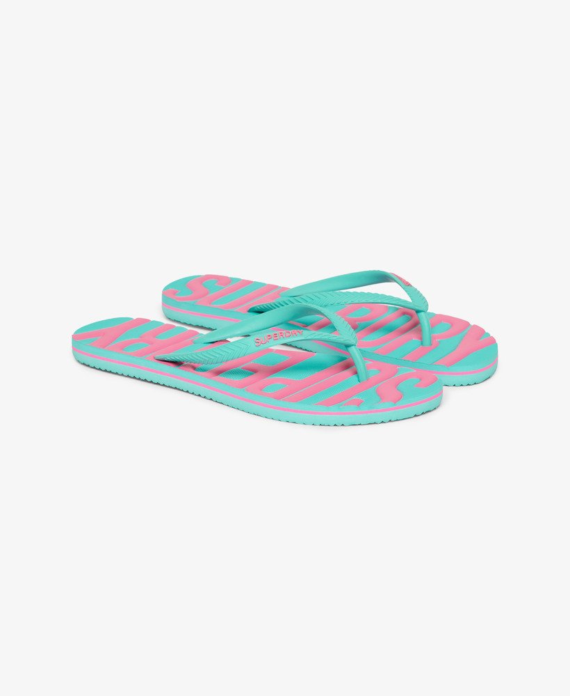 chinelo de dedo vegano vintage na cor aqua