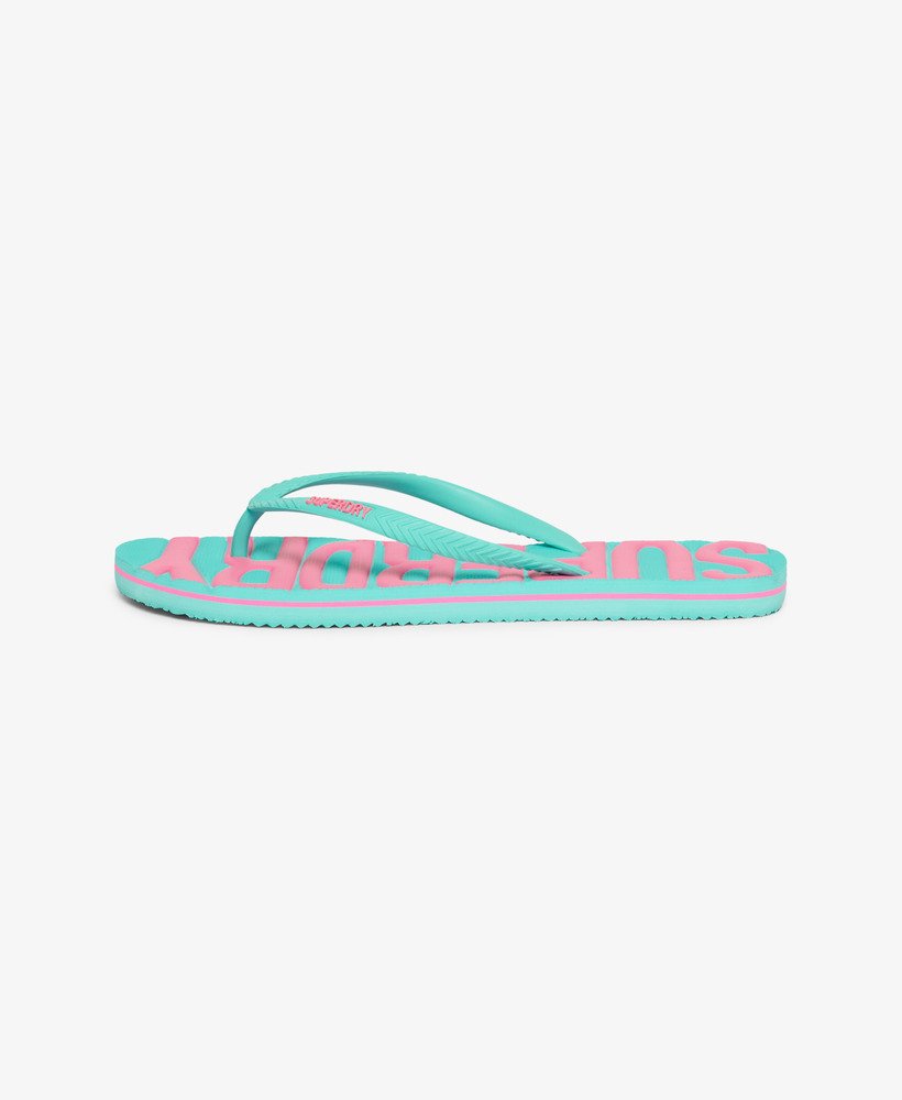 chinelo de dedo vegano vintage na cor aqua