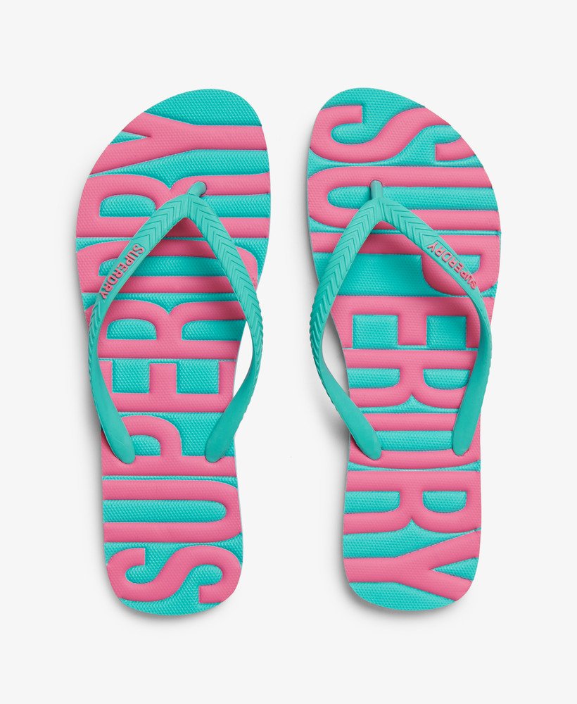 chinelo de dedo vegano vintage na cor aqua