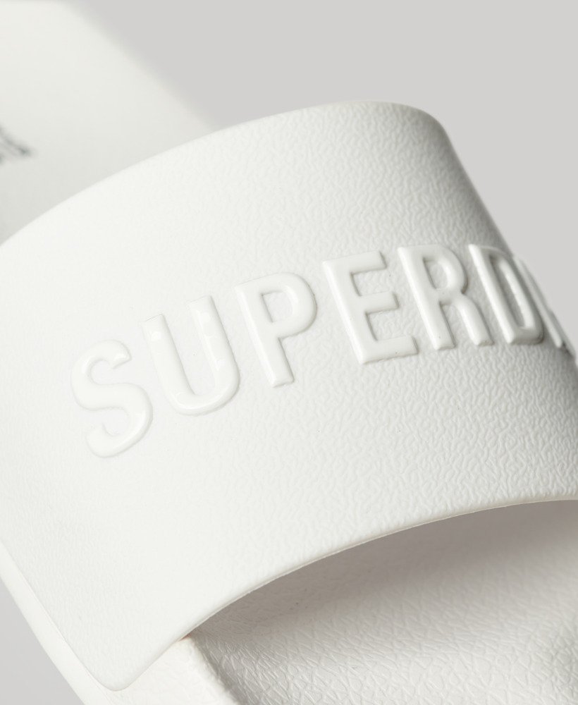 sliders de piscina com logotipo vegano em opticoptic