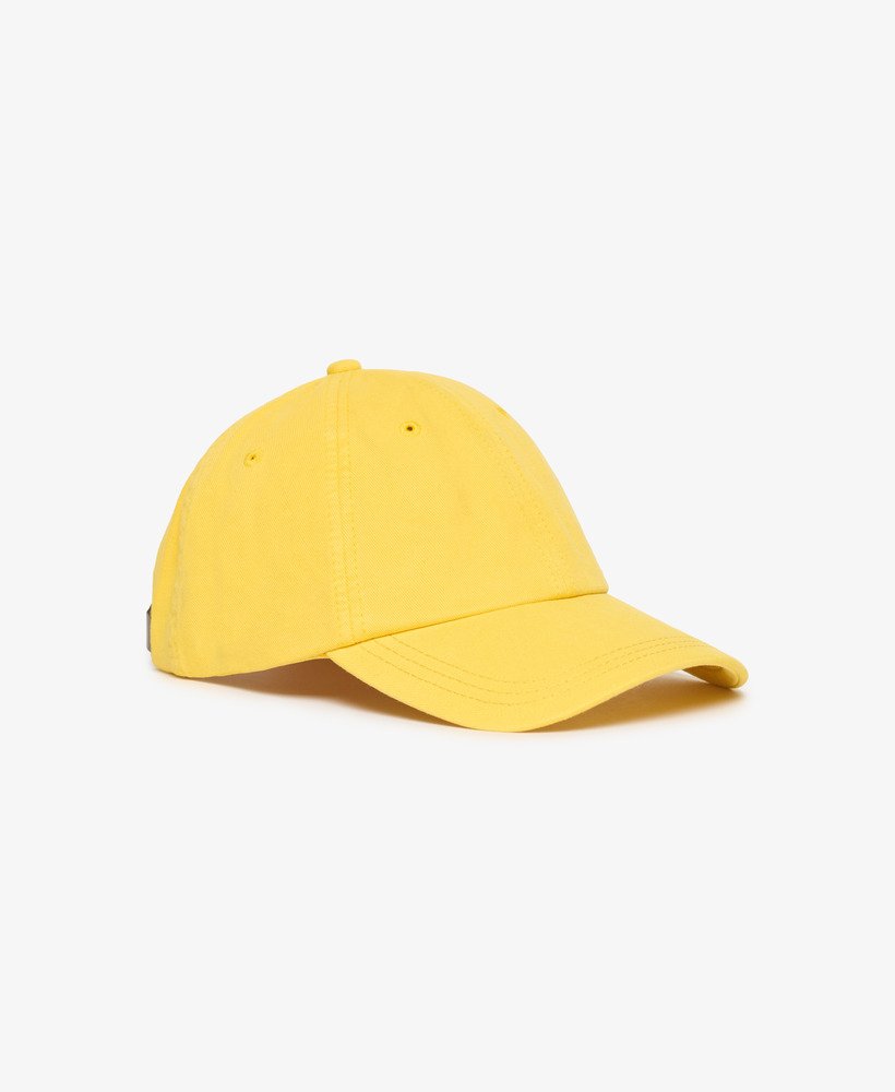 boné vintage bordado na cor amarelo primavera
