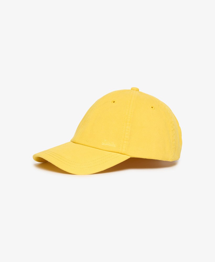 boné vintage bordado na cor amarelo primavera