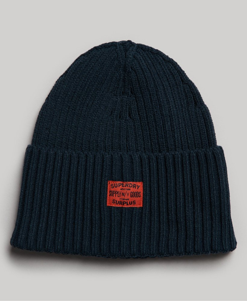 gorro de tricô rkwear na cor azul marinho eclipse