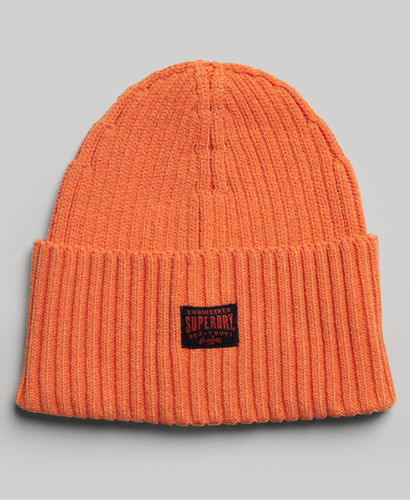 gorro de tricô rkwear na cor laranja jaffa