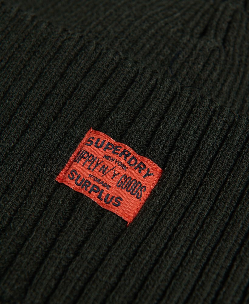 gorro de tricô rkwear na cor verde-oliva da surplus goods