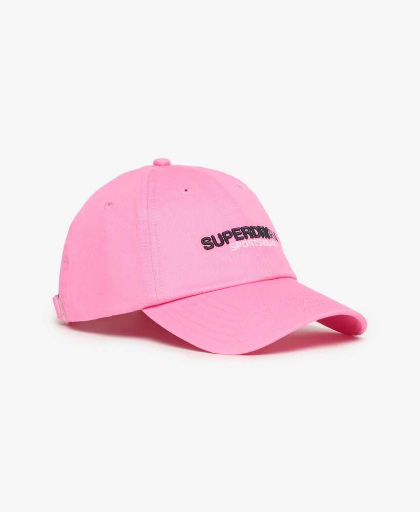 boné de beisebol estilo esportivo na cor rosa sachê