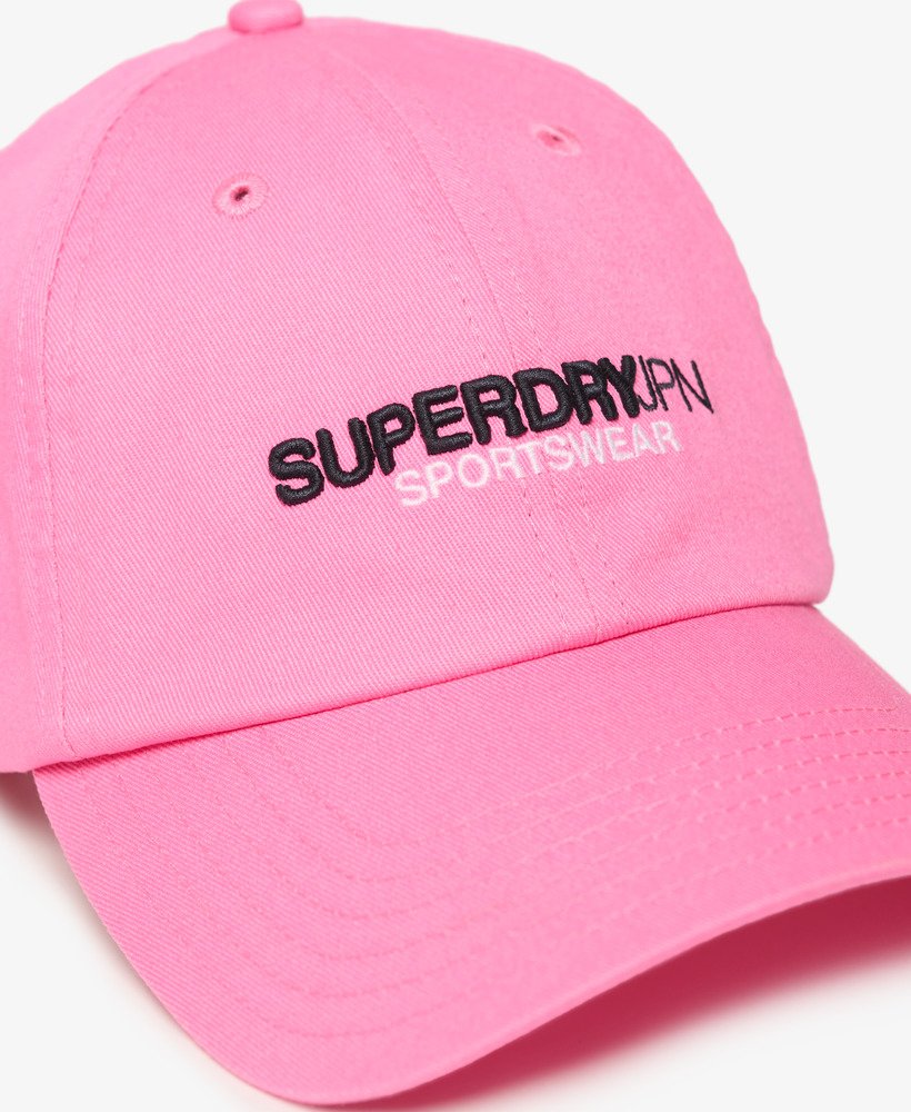 boné de beisebol estilo esportivo na cor rosa sachê