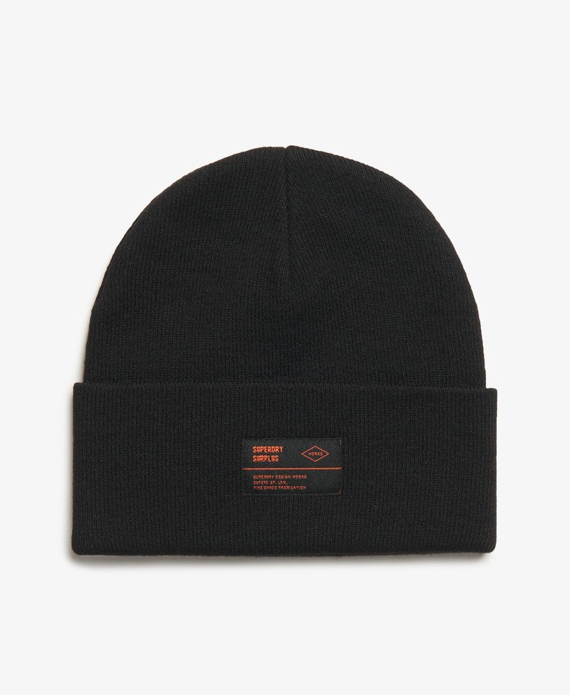gorro de malha surplus na cor preta