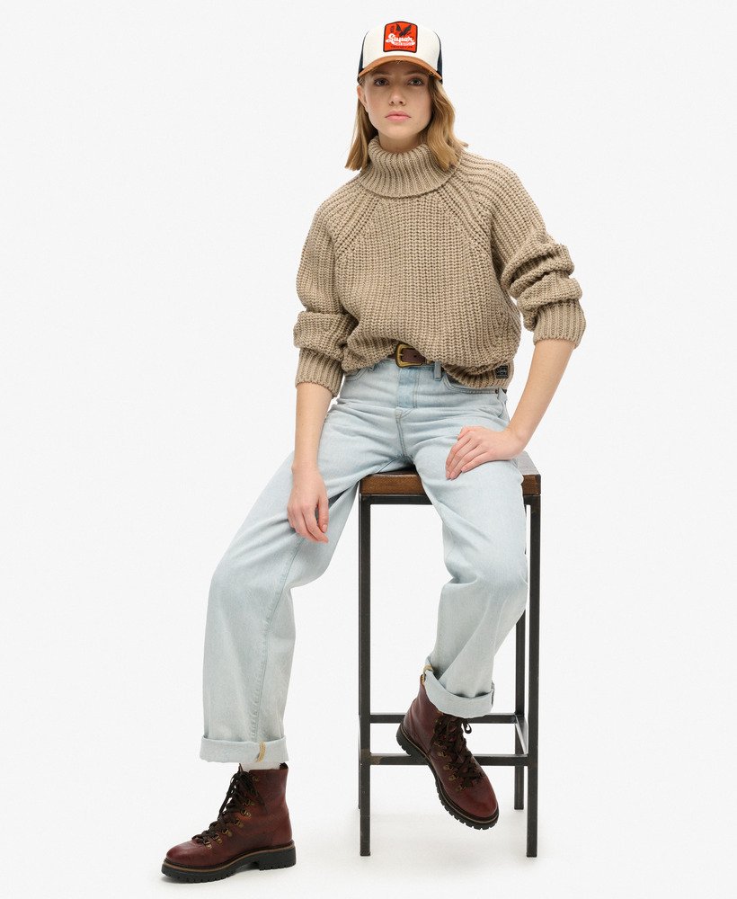 boné trucker de tela em denim co marrom tabaco
