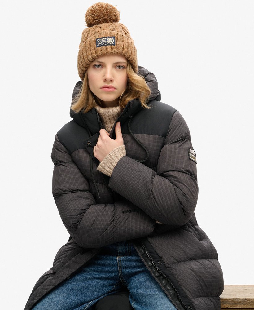 gorro chunky cable na cor island toffee twist