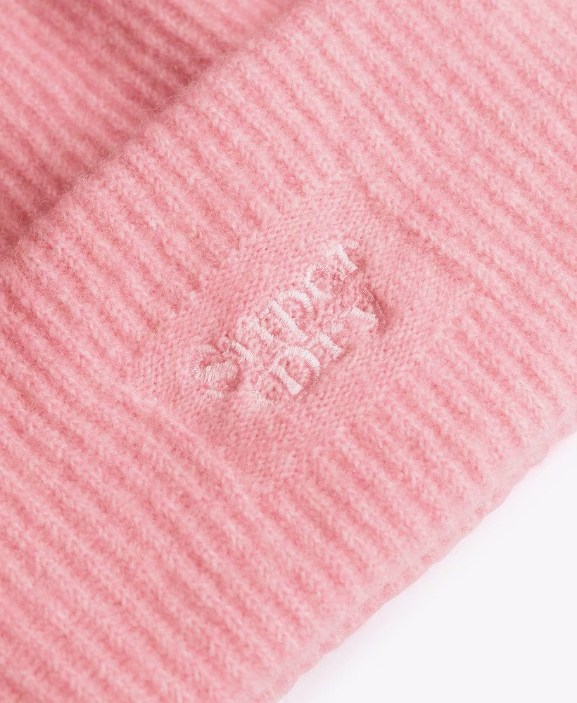 Gorro de malha canelada macia