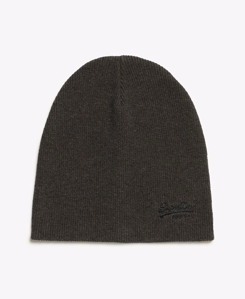 Gorro de malha com logo essencial