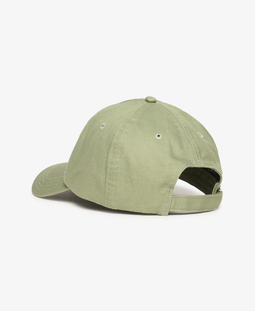 boné de beisebol com estampa na cor verde-marinho