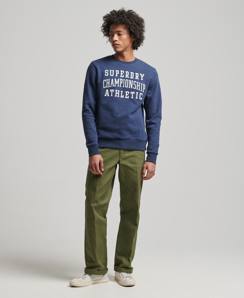 moletom esportivo vintage para academia na cor azul marinho lauren
