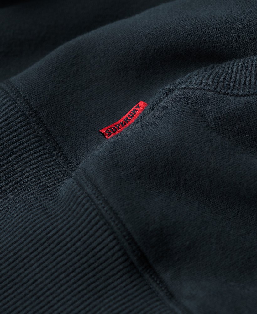 moletom com capuz essential logo na cor eclipse navy