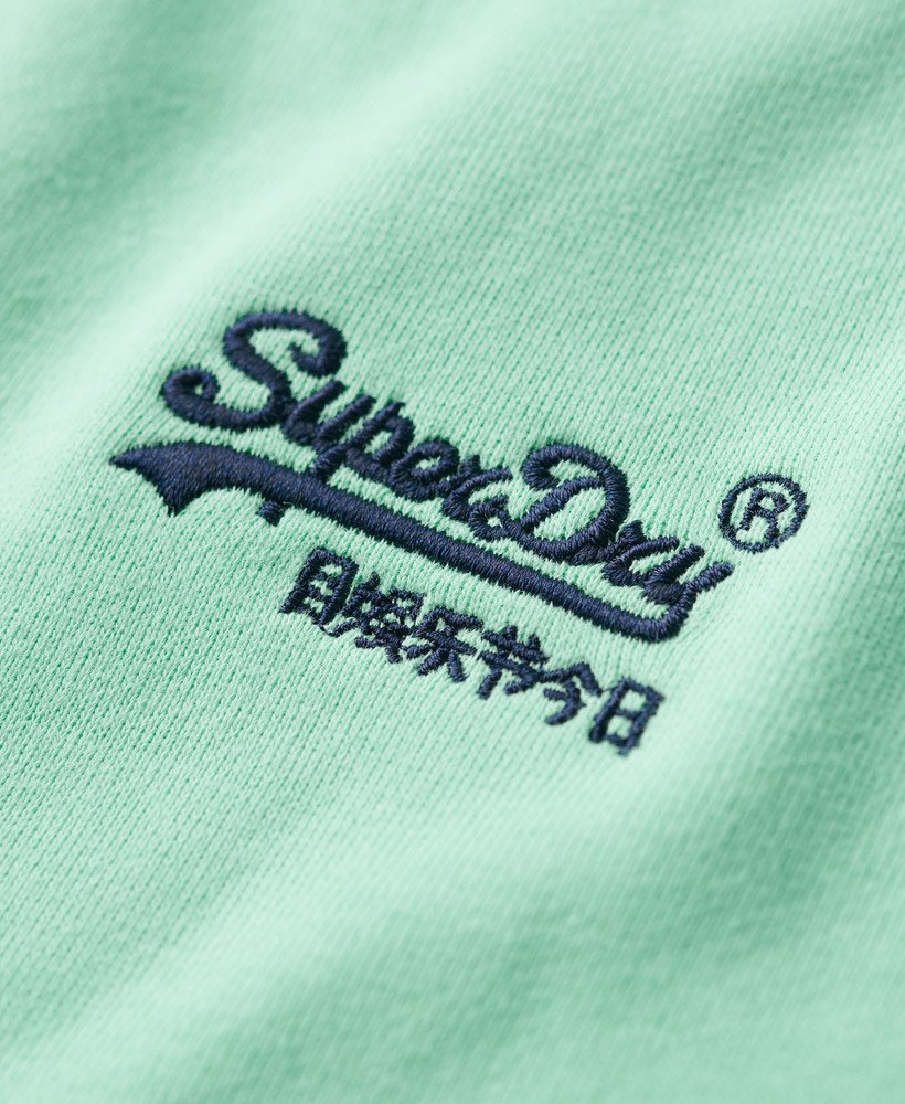 moletom essential logo crew na cor verde menta claro