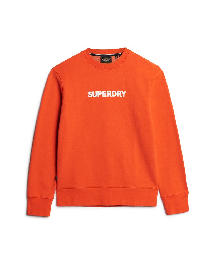 moletom sport loose crew na cor vermelho cereja tomate