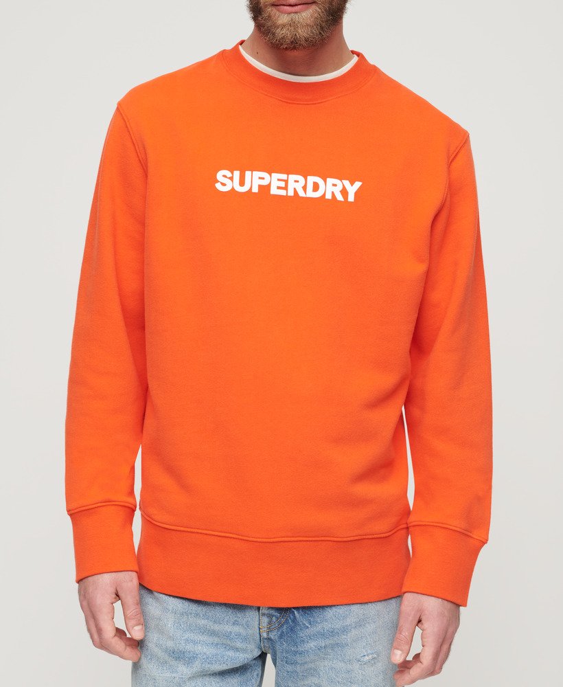 moletom sport loose crew na cor vermelho cereja tomate